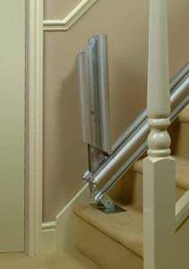ACORN Stair Lifts: Hinged Rail